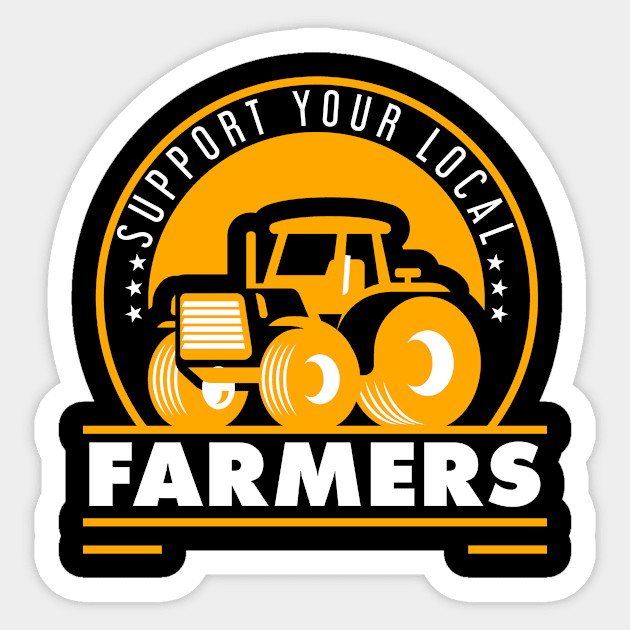 Tractor Farmer Farm Sticker by shirtsyoulike